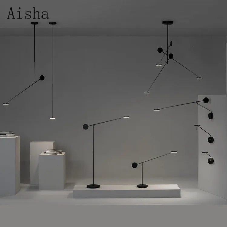 

Nordic Designer Long Pole Multifunctional Wall Lamp with Adjustable Rotating Arm,dining Room Study Room Bedroom Bedside Sconces