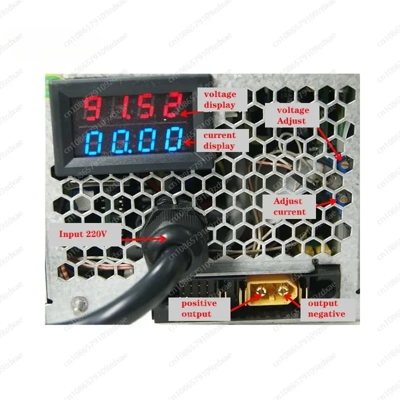 0V-90V 0-20A ，0V-125V 0-15A，30V-90V 0-30A，30V-130V 0-20A Adjust current charger， lipo lifepo4 battery chargeur