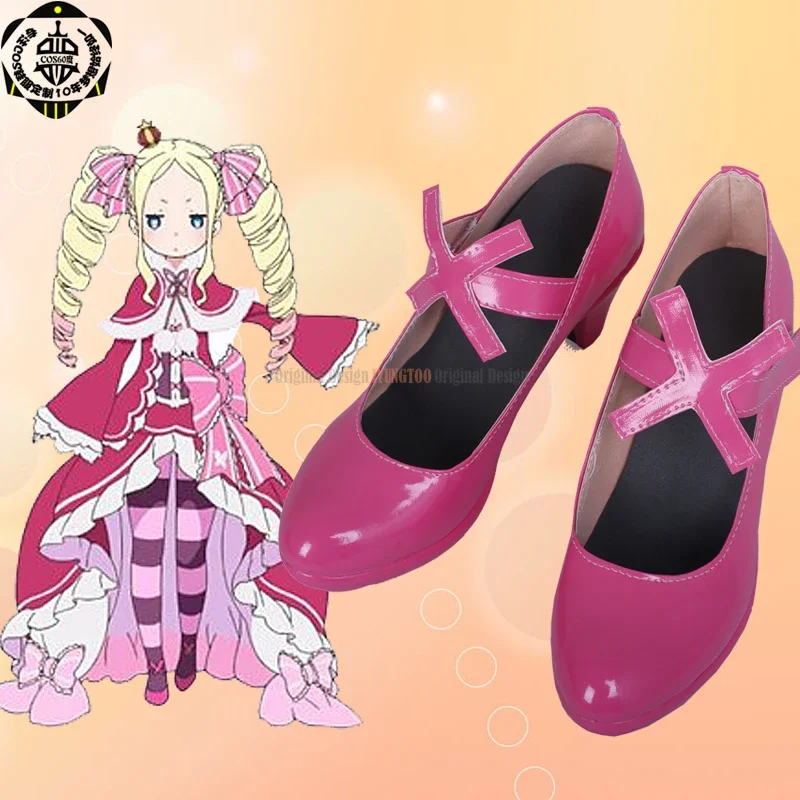 

Re:Zero Starting Life in Another World Beatrice Anime Characters Shoe Cosplay Shoes Boots Party Costume Prop