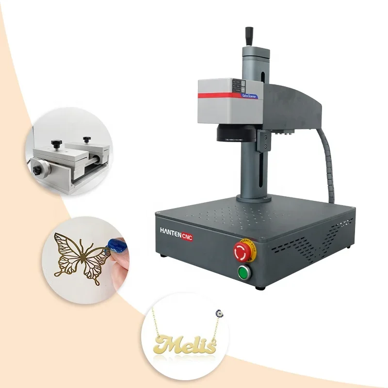 Factory direct sales 20w Gold and silver marking best jewelry l a ser engraving machine l a ser marking machine