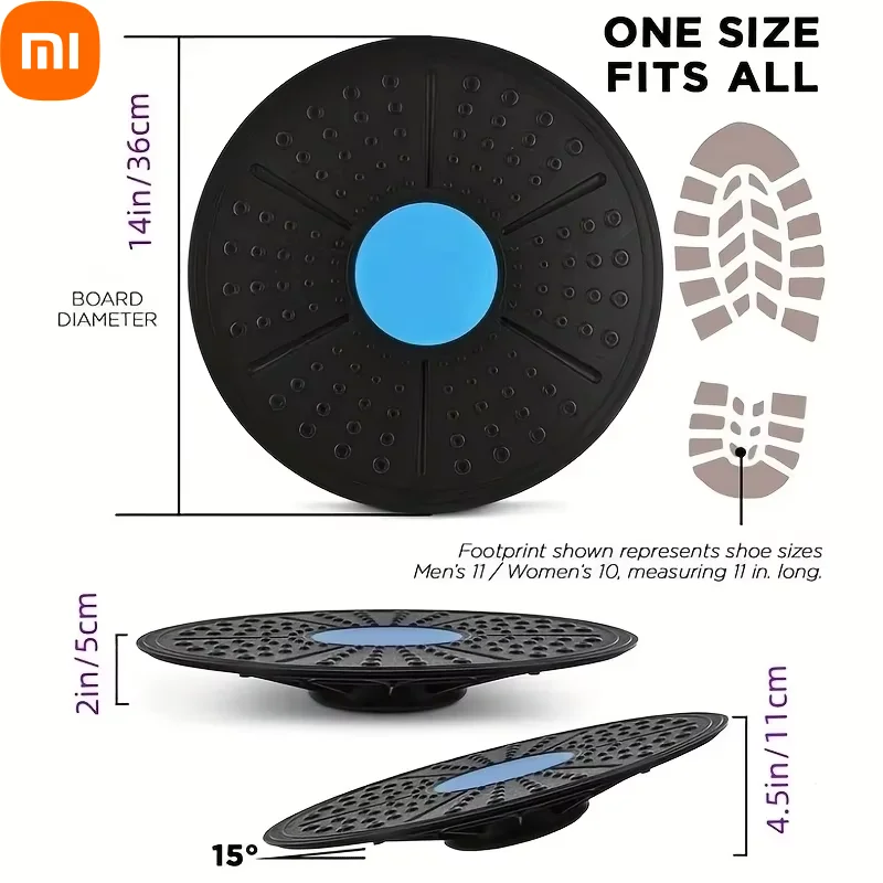 Xiaomi Rounded Yoga Rehabilitation Balance Board Fitness Training Pedal Sensory Training Balance Board Fitness Equipment