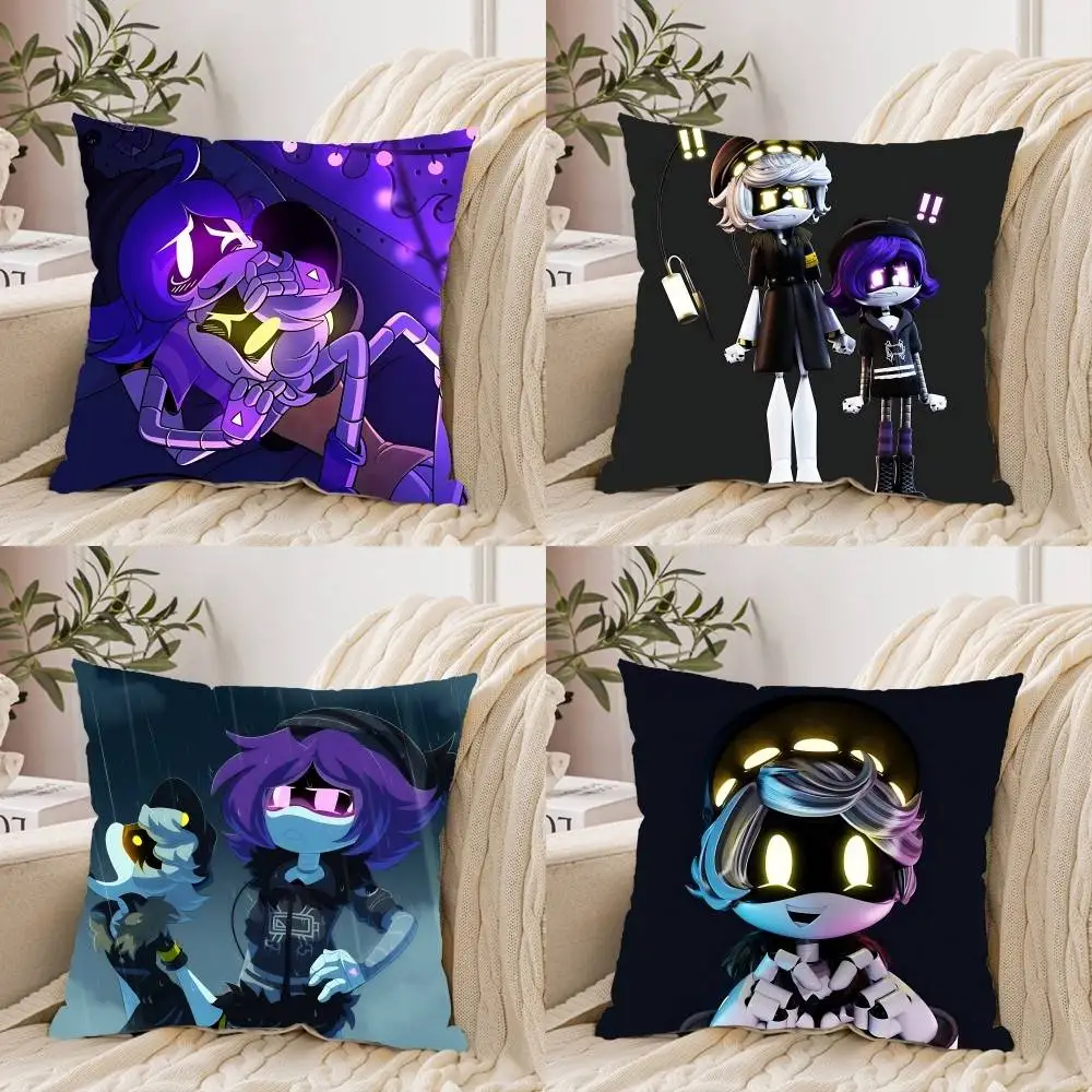 Game M-Murder-D-Drones N V J Customizable Square Pillowcases, Stylish And Soft, Perfect For Beds, Cars, And Sofas.