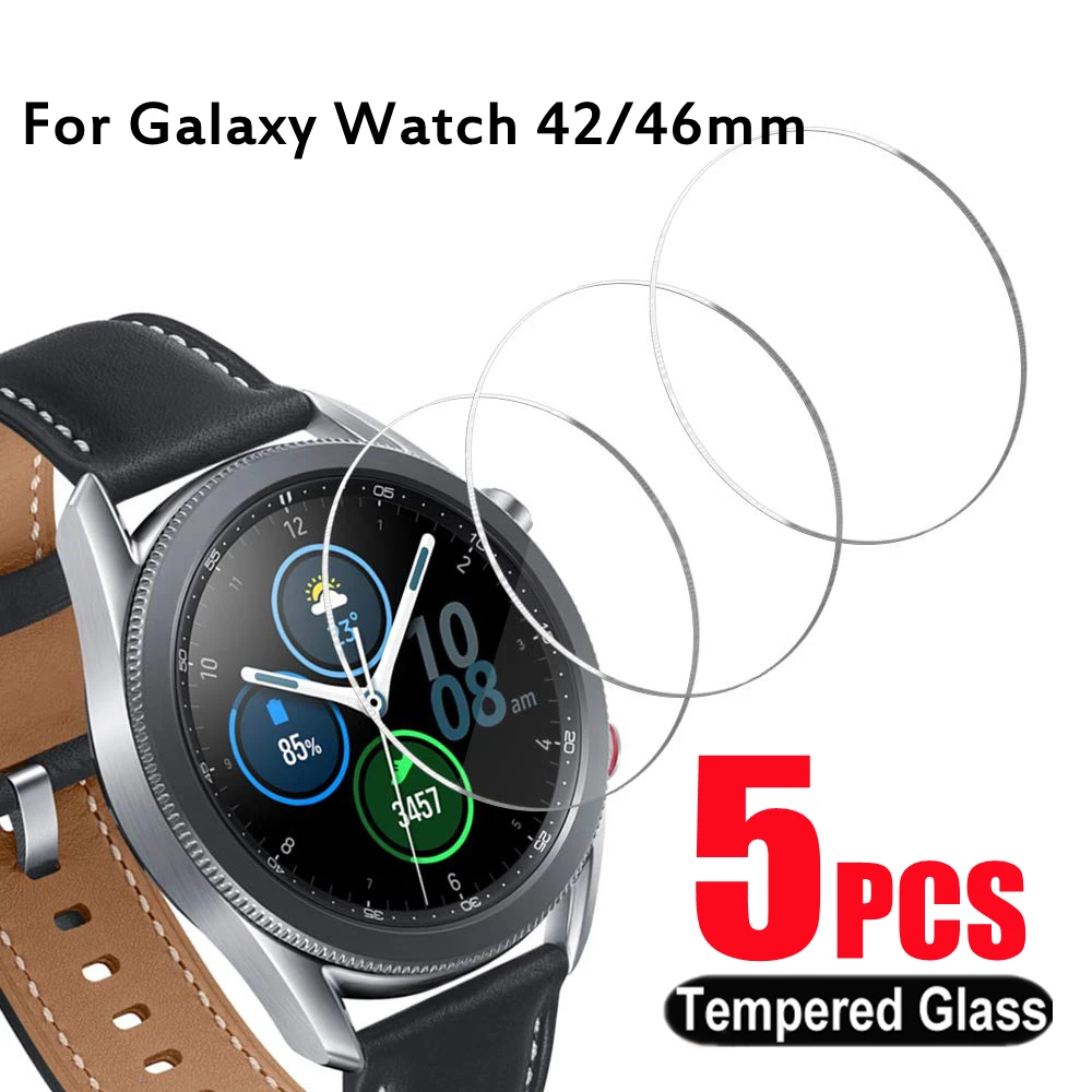 Gehärtetes Glas für Galaxy Watch42mm 46mm Smart Screen Protector Schutzglas Film für Samsung Uhr 42/46mm Zubehör Neu