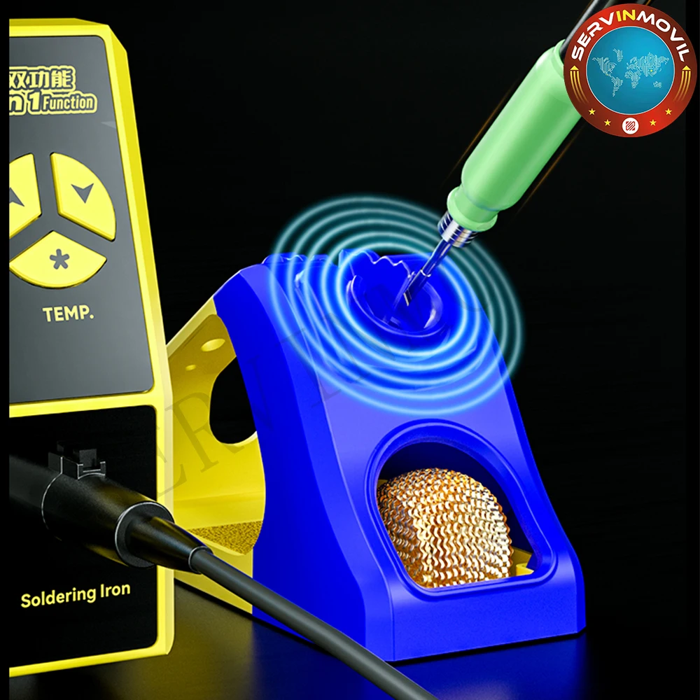 MECHANIC 861DS 2 in 1 Dual Function Welding Station Induction Dormant Wind Gun Electric Soldering Iron Rework Repair Station