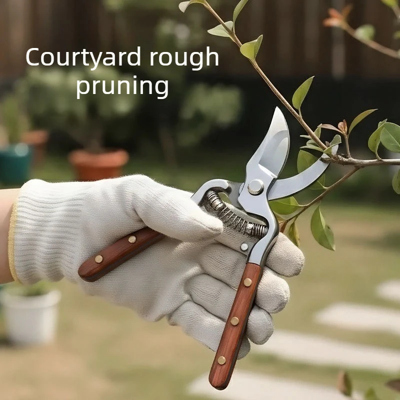 Multifunctional Pruning Tools Effortless Pruning Shears SK5 Steel WoodHandle Thick Branch Shears Garden Flower Prunings Scissors
