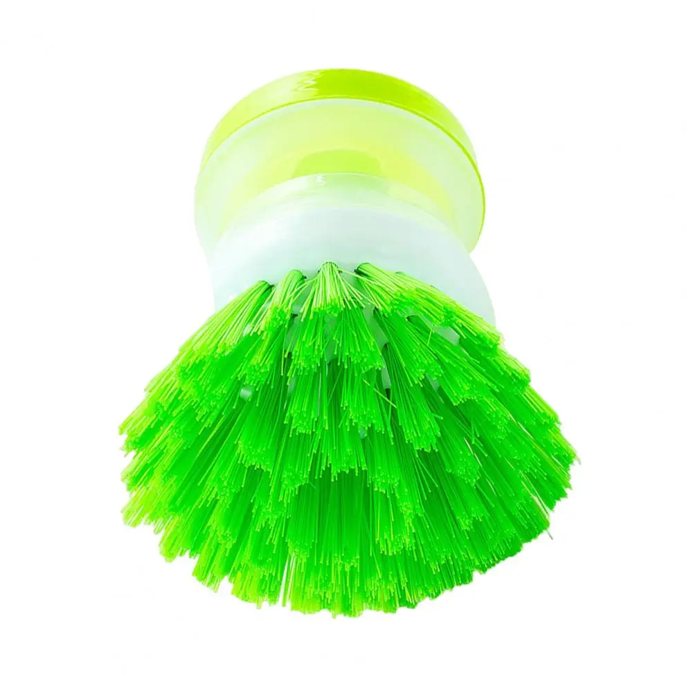 Dish Brush with Soap Dispenser Cleaning Plastic Good Grip Pot Brush Household Ergonomic Design Dish Scrubber