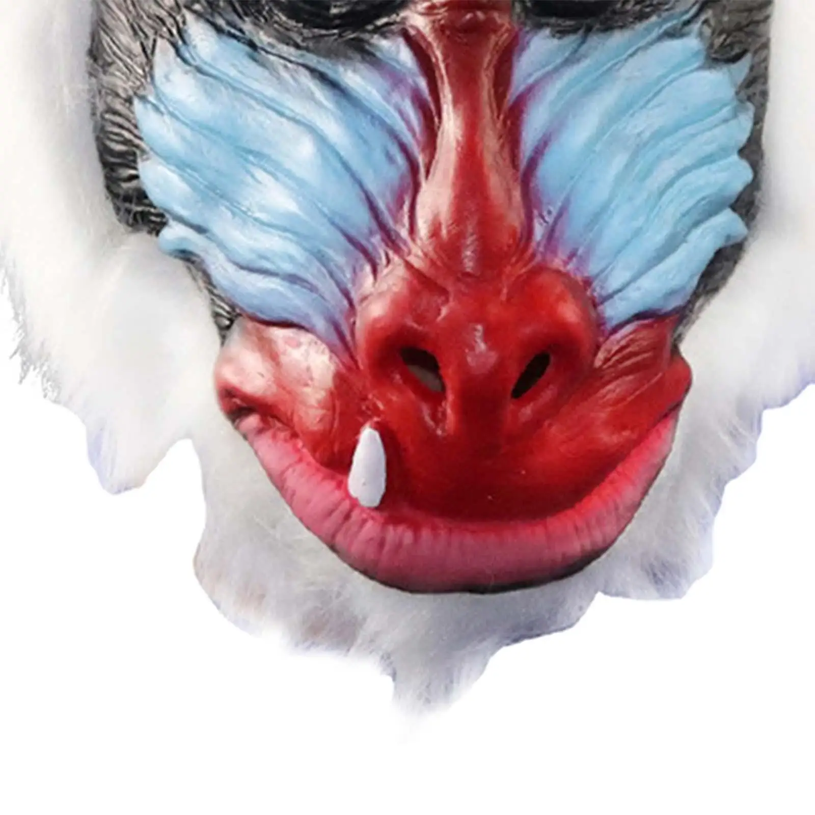Gorilla Monkey Mask Half Face Animal Mask Cosplay Lifelike Orangutan Mask Baboon Head Mask for Kids Party Carnival Halloween