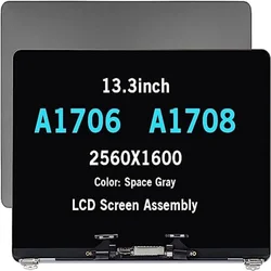 Screen Replacement For Macbook Pro 13.3“ A1706 A1708 Display Full LCD Complete Assembly