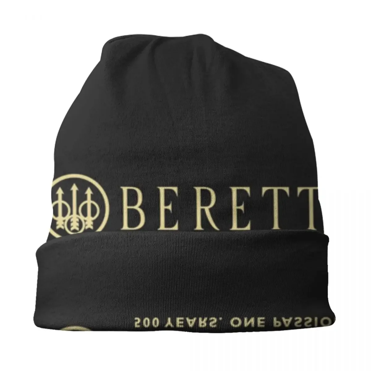 Beretta Gun Logo Bonnet Chapéus para homens e mulheres, chapéu de tricô, Skullies militares quentes, gorros, outono e inverno