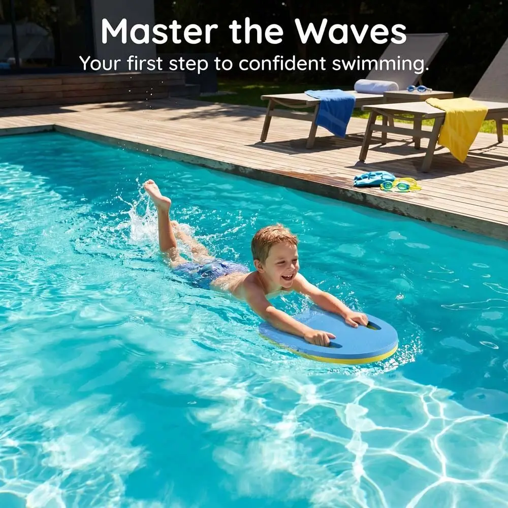 Training Aids Swimming Kickboard Floating Plate Easy Learning EVA Swimming Board Lightweight Funny Cartoon Plate Surf