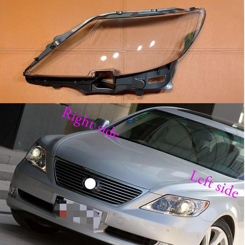 For Lexus LS460 2006 2007 2008 2009 Headlight Shell Lamp Shade Transparent Cover Headlight Glass Headlamp Cover