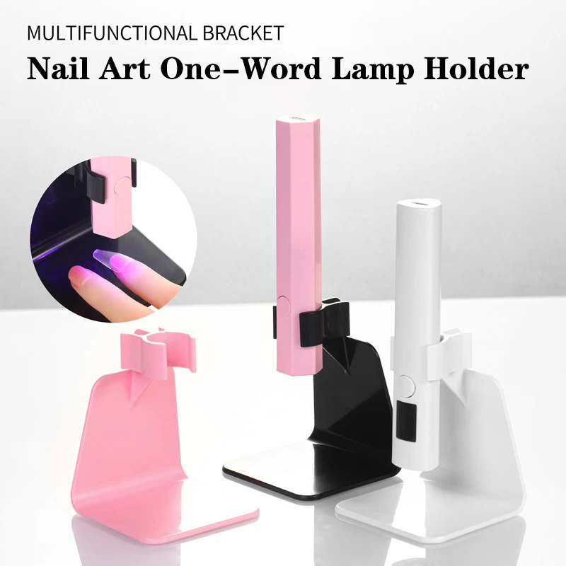 Support de lampe UV LED pour nail art, mini sèche-ongles, machine de photothérapie, support de détermination de la lumière, salon de manucure bricolage, outils de conception