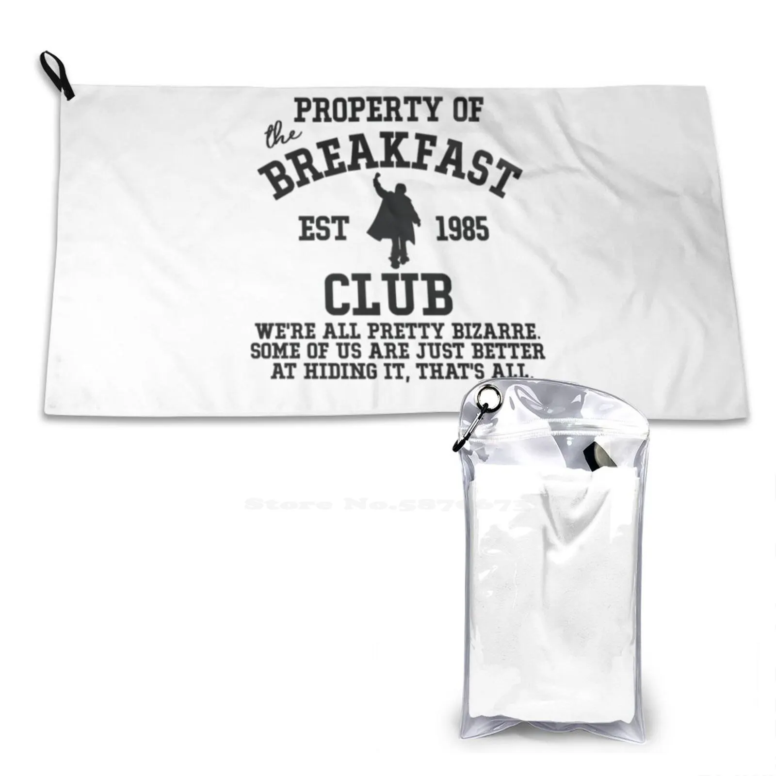 The Breakfast Club Soft Towel Quick Dry Beach Towel The 80S Sixteen Candles John Hughes Dont You Forget About Me Sincerely