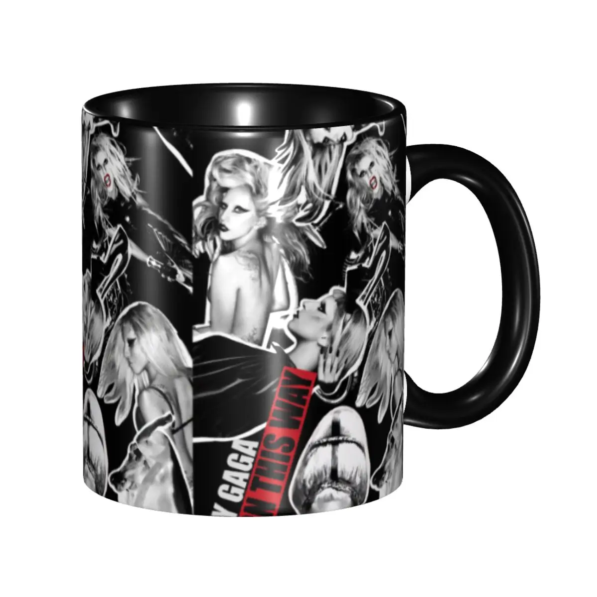 Lady Gaga Mayhem Music Singer Mugs Customized Coffee Ceramic Mug Cup Creative Present