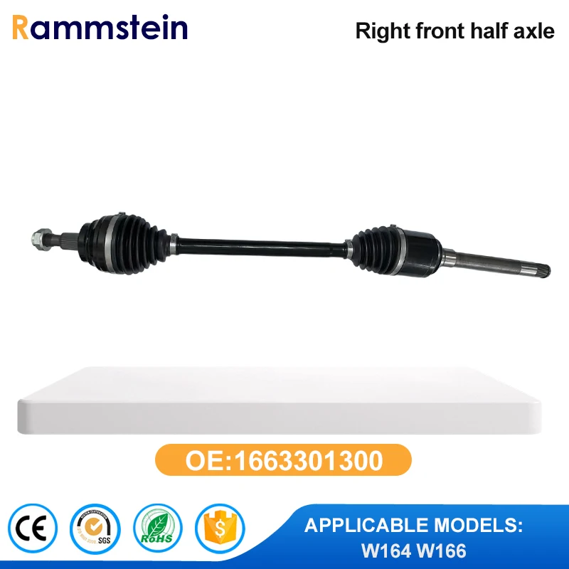 

1663301300 Right Front half - shaft Front axle For Mercedes-Benz M-Class 320/350/400 W166 3.0T/3.5L/5.5L 2012-2015 AT