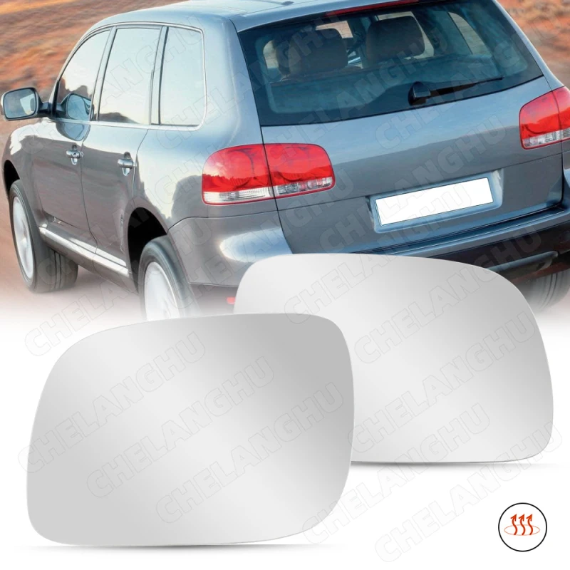 

Heated Mirror GLass For VW Touareg 2002 2003 2004 2005 2006 Car-Stying Rear Mirror Heated Mirror GLasses