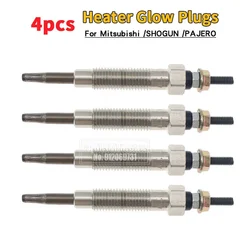 4x Car Heater Glow Plugs For Mitsubishi /SHOGUN /PAJERO /2.8 /4M40T /4M40 /GP5501/Gp7554/PM165/ME201632 Modification Accessories