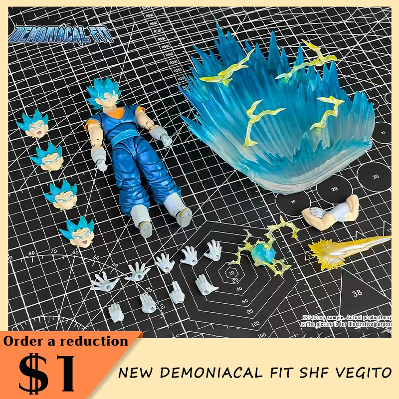 

New Demoniacal Fit Shf Dragon Ball Vegito Aciton Figure Model Super Saiyan Ultimate Ace Anime Figure Toy Collection Doll Gift