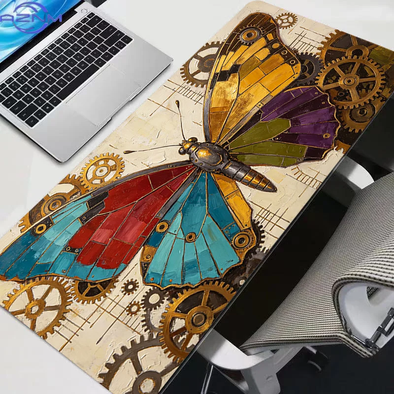 Mouse Pad Anime Gaming Abstract Oil Painting Accessories Varmilo Keyboard Desk Mat Gabinete Gamer Carpet Mousepad Mouse Mats