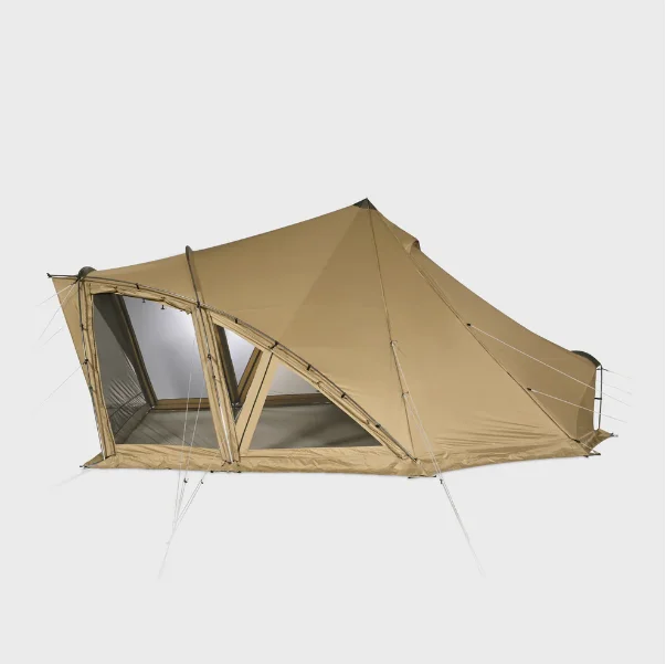 Outdoor Custom Camping Tent Waterproof Ventilated Stable Structure with Vestibule Camping Tent Family