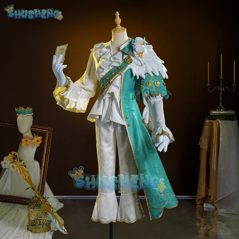 Shusheng Identity V Joseph Photographer Chrysophoron Game Suit Gorgeous Cosplay Costume Halloween Party Role Play Outfit