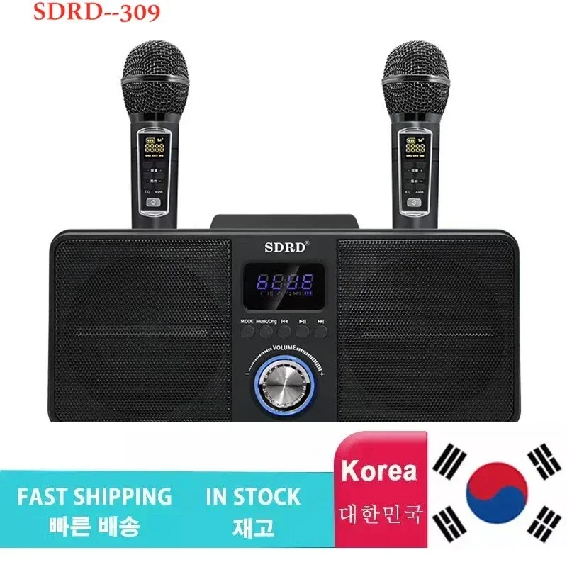 Wireless Caixa De Som Bluetooth Speakers 3D Stereo Surround Karaoke Subwoofer with Dual MIC Sound Column Music Center for TV/PC