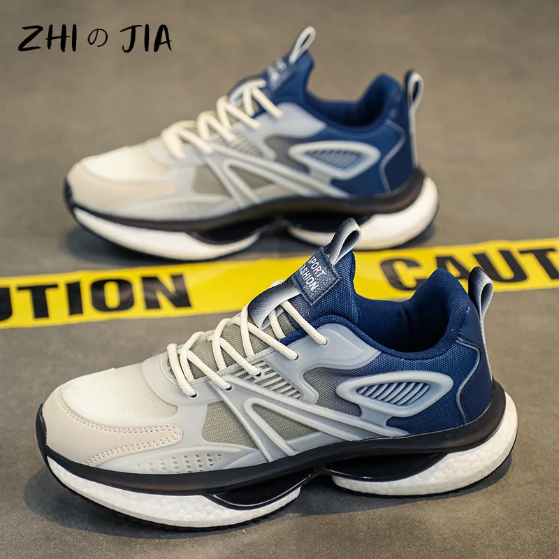 Autumn New Casual Sneaker Men's Mesh Breathable Anti Slip Running Shoes Outdoor Fitness Shoes Fashion Matching Footwear 39-45