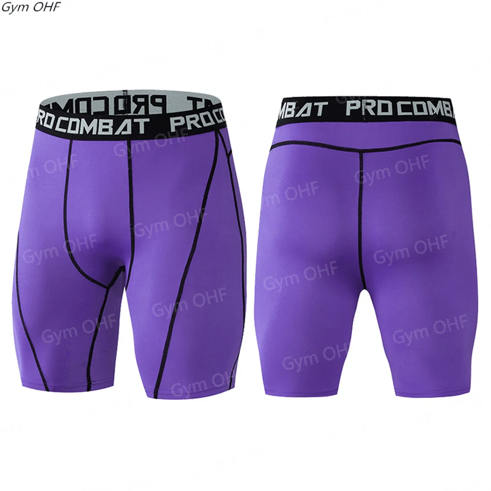 Compression Shorts Men Underwear Boxers Sportswear Training Tights Gym Fitness Leggings Short Pants Sport Bottoms Running Shorts