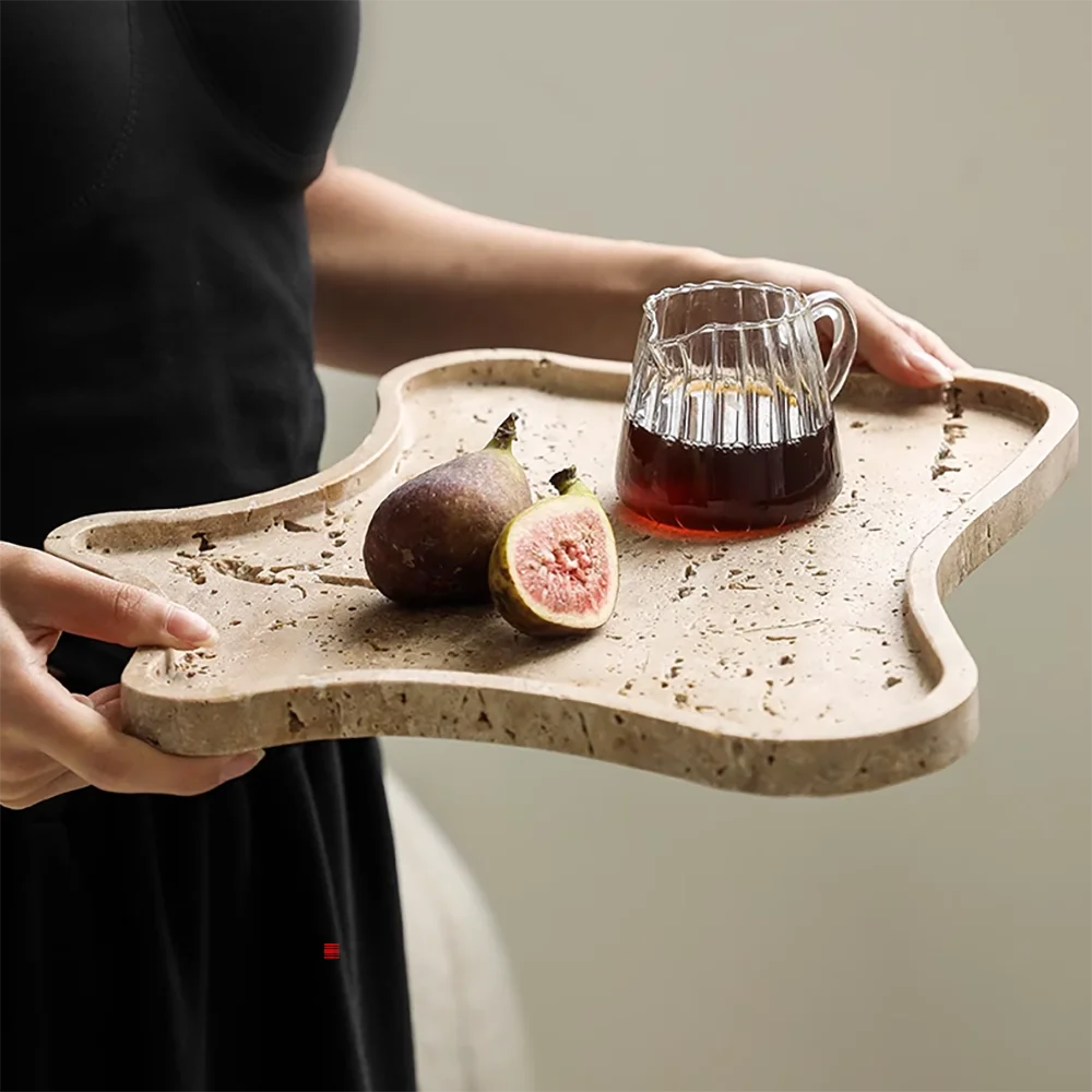 Silicone Mold For Creative irregular Cemnet Tray ，Stone Decorative Fruit Tray Mould，Home Decoration Desktop Storage Tray Mold