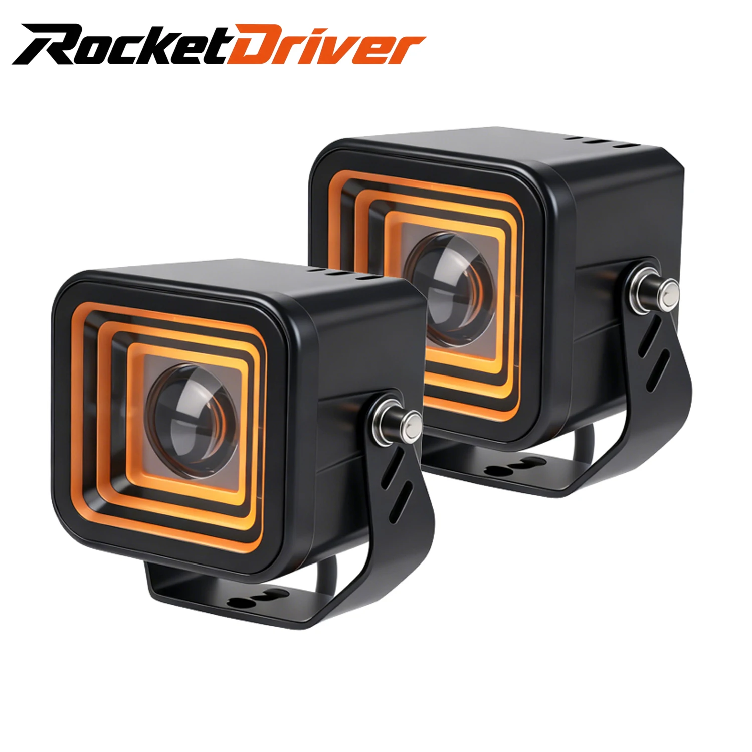 3 Inch Led Work Light Pods With Yellow DRL Spot Fog Lights For 4x4 Offroad Motorcycle Trucks ATV Boat 12v 24v