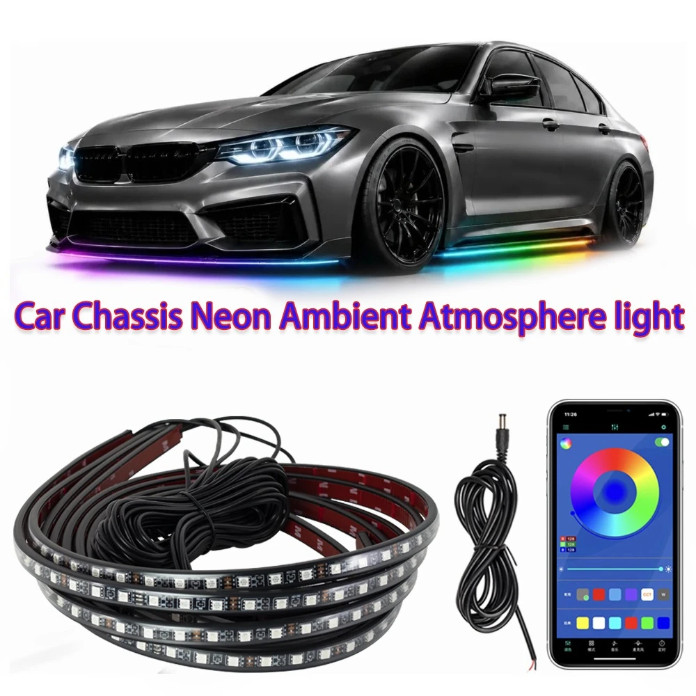Rgb Underglow Strip - Waterproof Flexible RGB LED Car Underglow