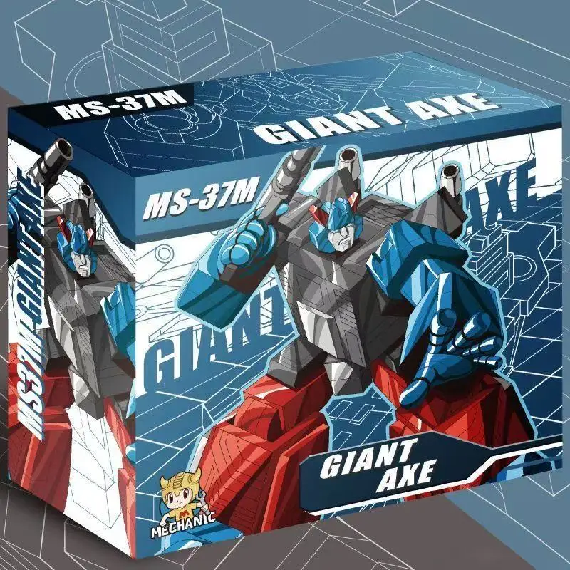 

Доктор Ву MS-37 Гигантский топор-пушка Маленькая пропорция Трехменный воин, оригинальный цвет 37D Анимация Цвет Зеркало 37M