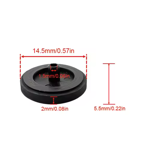 1Pcs 14.5x5.5x2x1.5mm Rubber Idle Wheel Belt Loop Idler Ring For Sharp 800 900 Audio Tape Recorder Cassette Deck Stereo Player