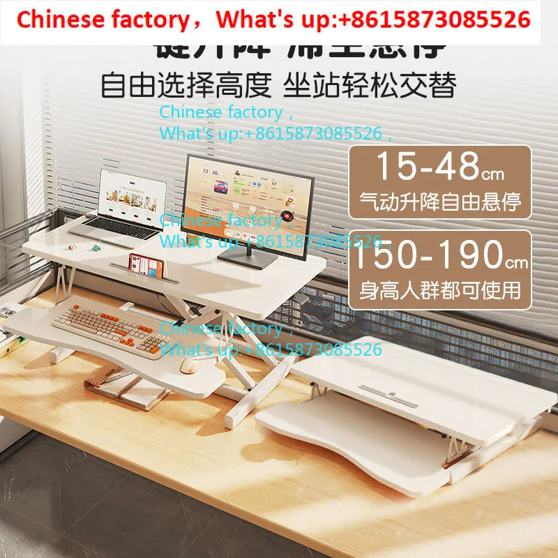 Lifting Computer Stand Standing Desk Monitor Screen Desktop Raising Rack