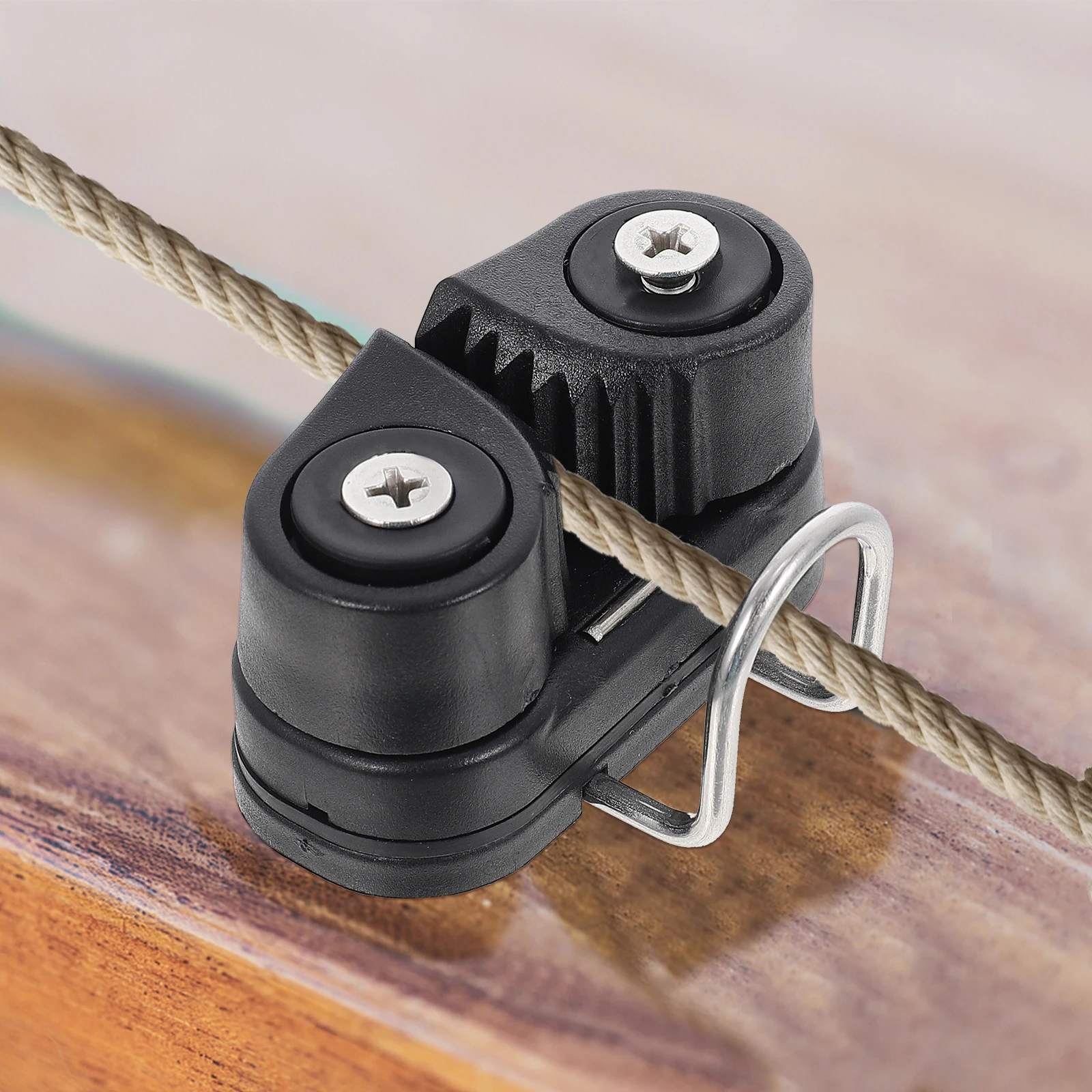 

Nylon Cam Cleat Double Row Balls Lightweight Wear Resistance Yoga Rope Fasten Supplies Ship Accessories Composite Device