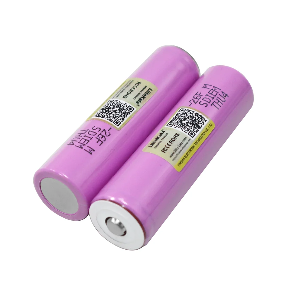 LiitoKala 3,7 V 2600 mAh 18650 bateria ICR18650-26FM akumulatory litowo-jonowe do latarki + spiczasta końcówka (bez płytki drukowanej)