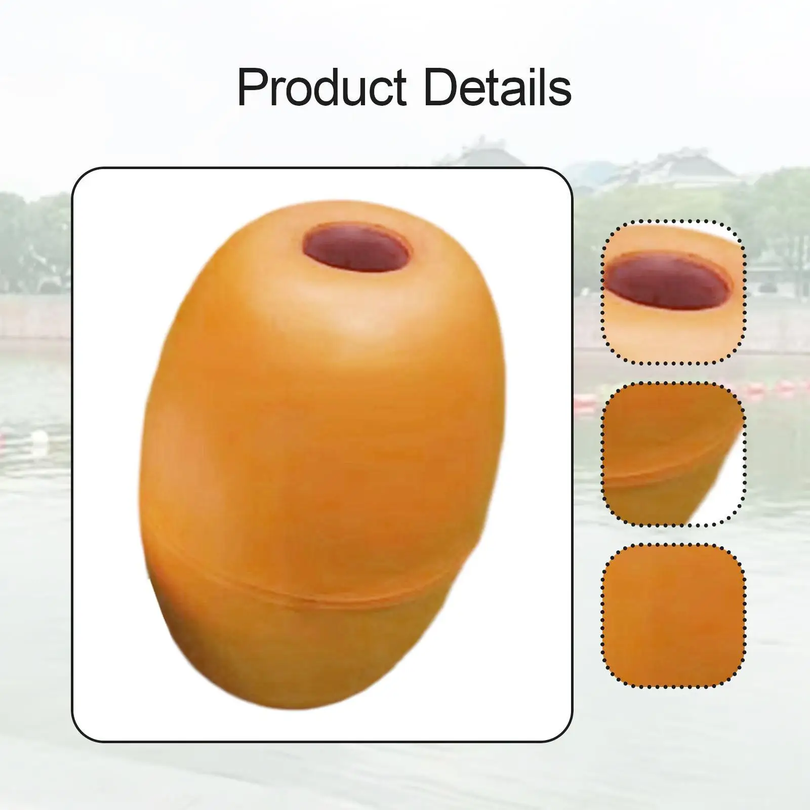 كاياك مرساة تعويم المياه العميقة تعويم الزيتون على شكل حبل الكرة لركوب القوارب أنشطة المياه البحرية قفص الاتهام مروات السباحة