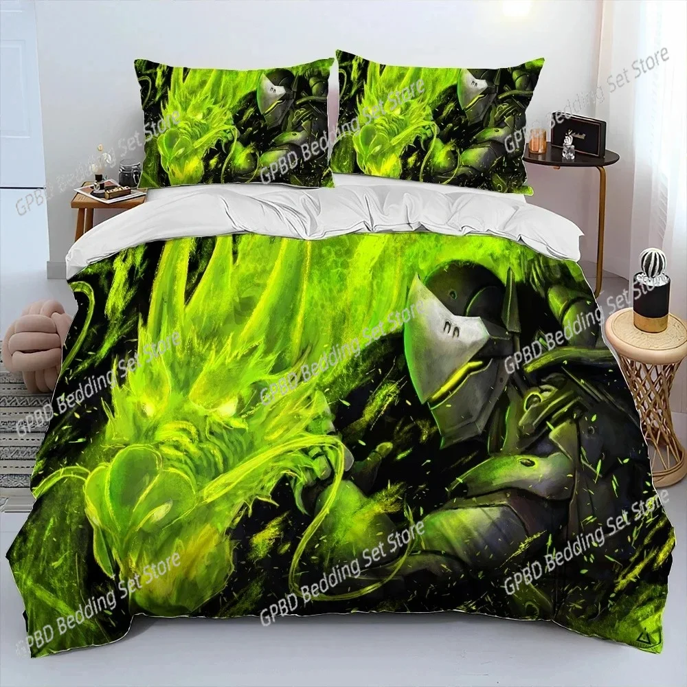 

3D Print OW Overwatch Game DVA Comfortable Duvet Quilt Cover Pillowcase Bedding Set Children Bedroom Decoration Home Textile