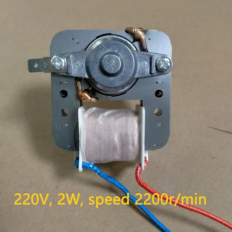 Hot 1Pc Air Fryer Fan Motor Long Shaft 4.4cm Motor Universal 220V Cover Pole Asynchronous Motor Air Electric Fryer Accessories.