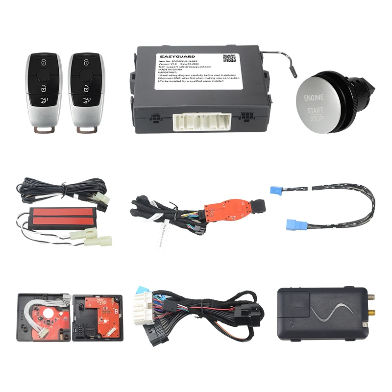 

Plug Play Car Alarm Fit For 13-15 Benz ML W166/13-15 GL X166/16-18 GLS X166/12-18 GLA X156 Smartphone App Control