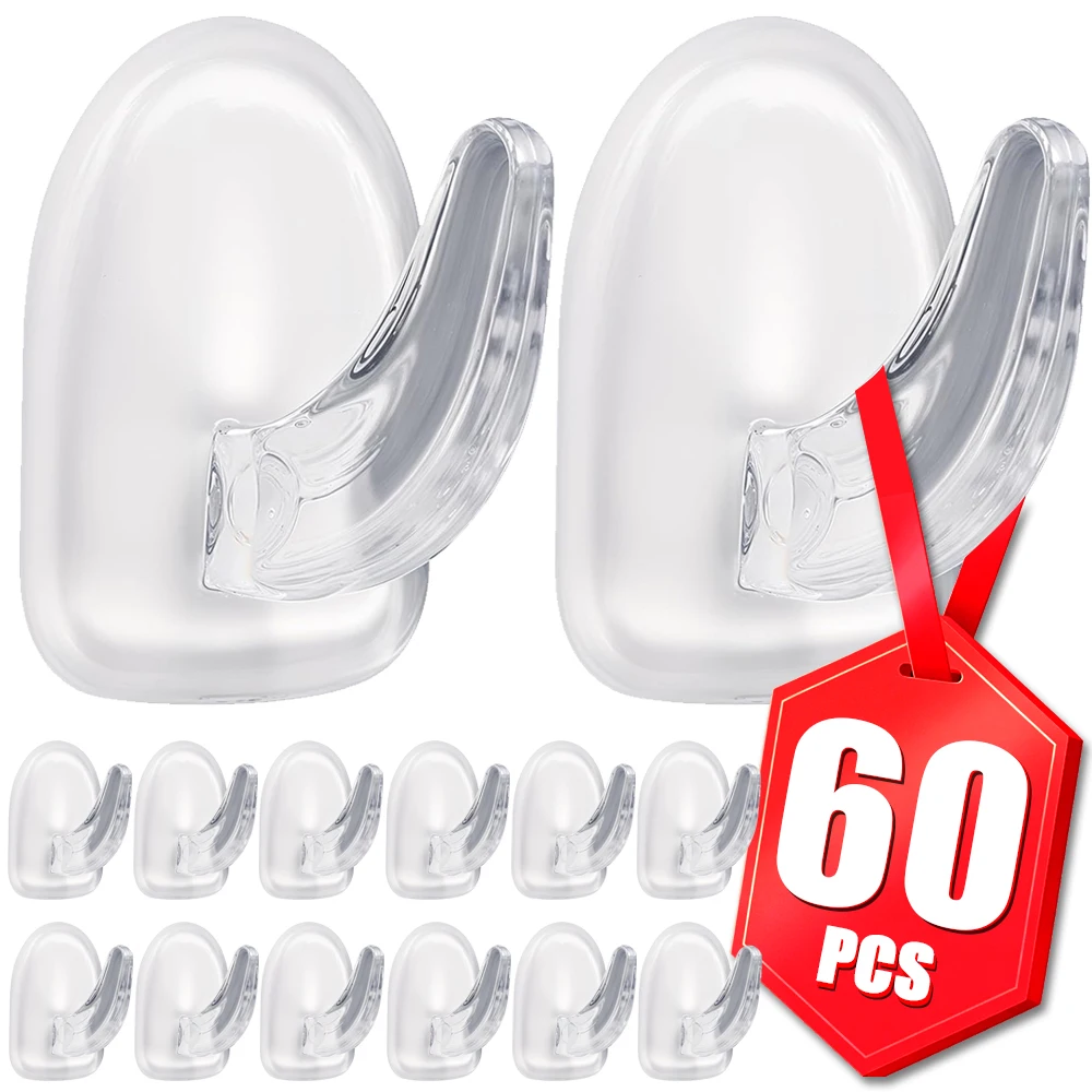 Non Marking Mini Hook Household Strong Adhesive No Punching Kitchen Door Bathroom Mirror Cabinet Door Storage Jewelry