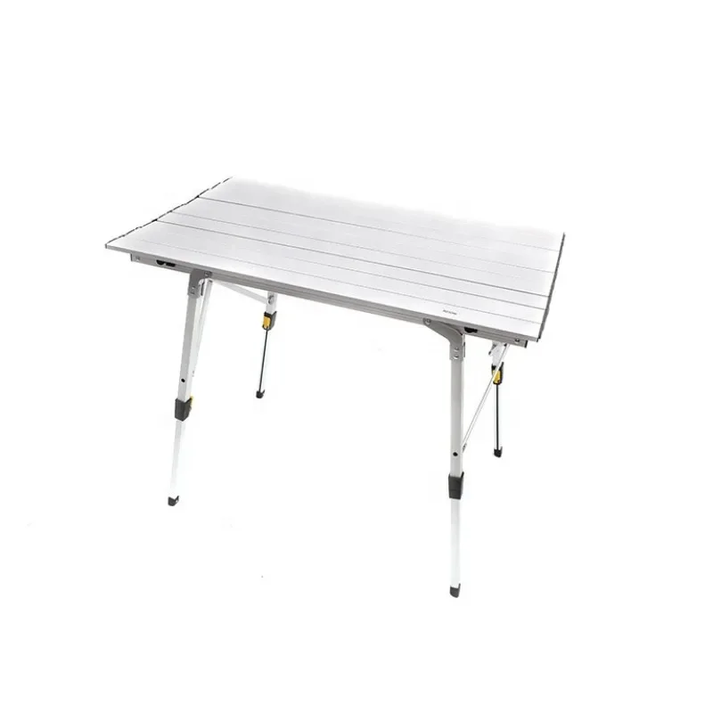 Portable fold able aluminum folding table lightweight camp table chair set