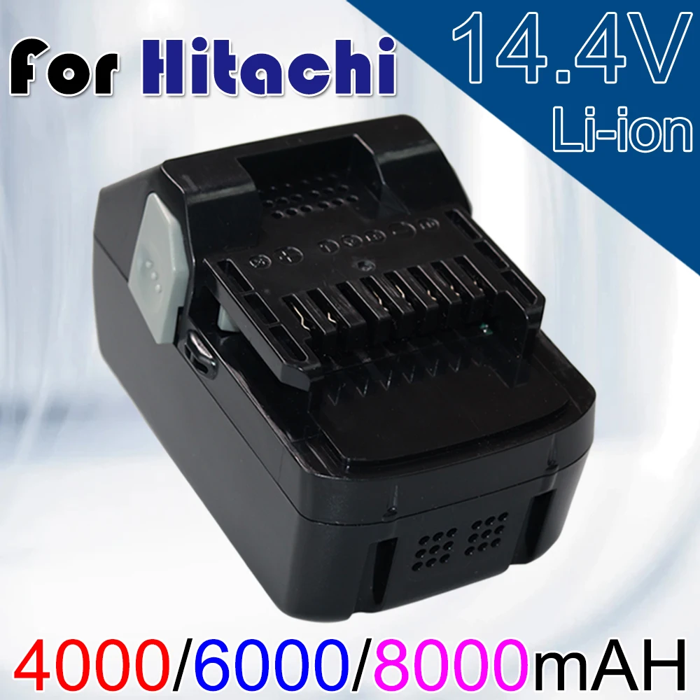 

6000mah Rechargeable Battery For Hitachi 14.4v 6.0Ah Replacement BSL1430 bsl1430 CJ14DSL BSL1440 CR14DSL BSL1415 Tool Battery