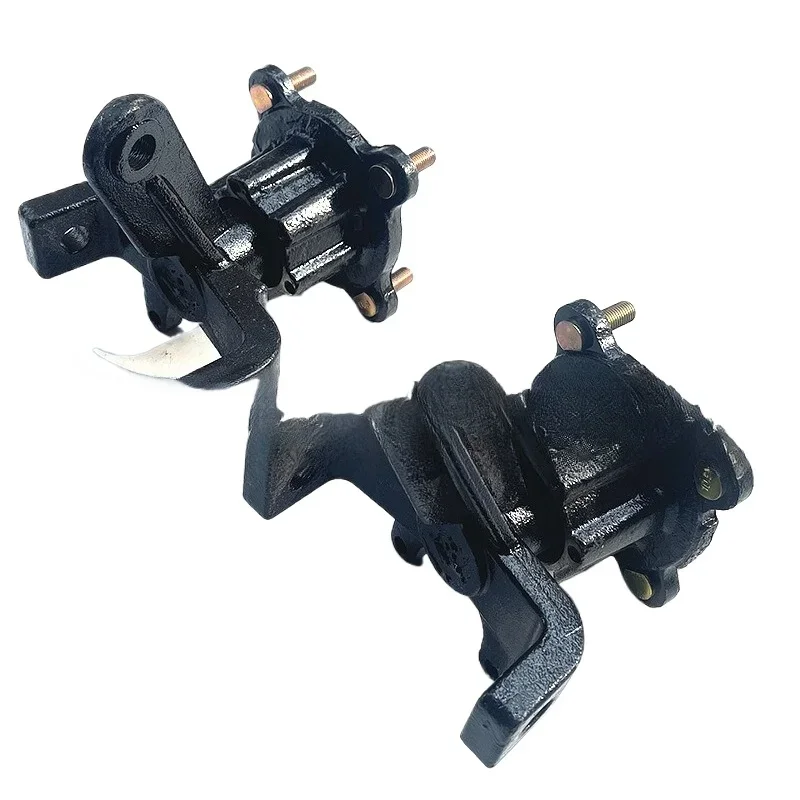

Self-made four-wheel electric vehicle accessories, sports kart front disc brake claw flange steering knuckle assembly fixed