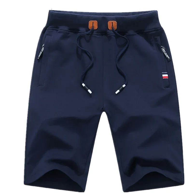 Pantaloncini Casual maschili traspiranti pantaloncini corti da uomo Bermuda da spiaggia pantaloncini caldi pantaloni da uomo in cotone estivo pantaloncini corti da uomo