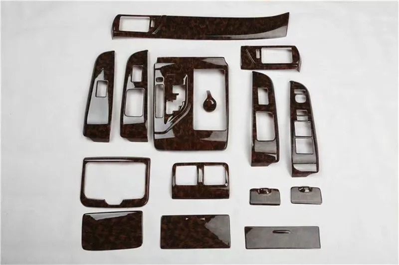 1lot Car stickers ABS Agate grain inside decoration cover for 2012-2017 Toyota camry MK7