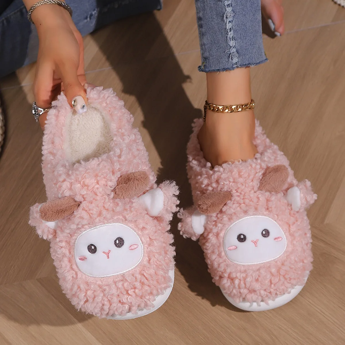 Indoor Women Non-slip Slippers Slides Comfortable Bottom Soft insole Home Shoes Thick Slipper New Autumn Winter Women Slippers