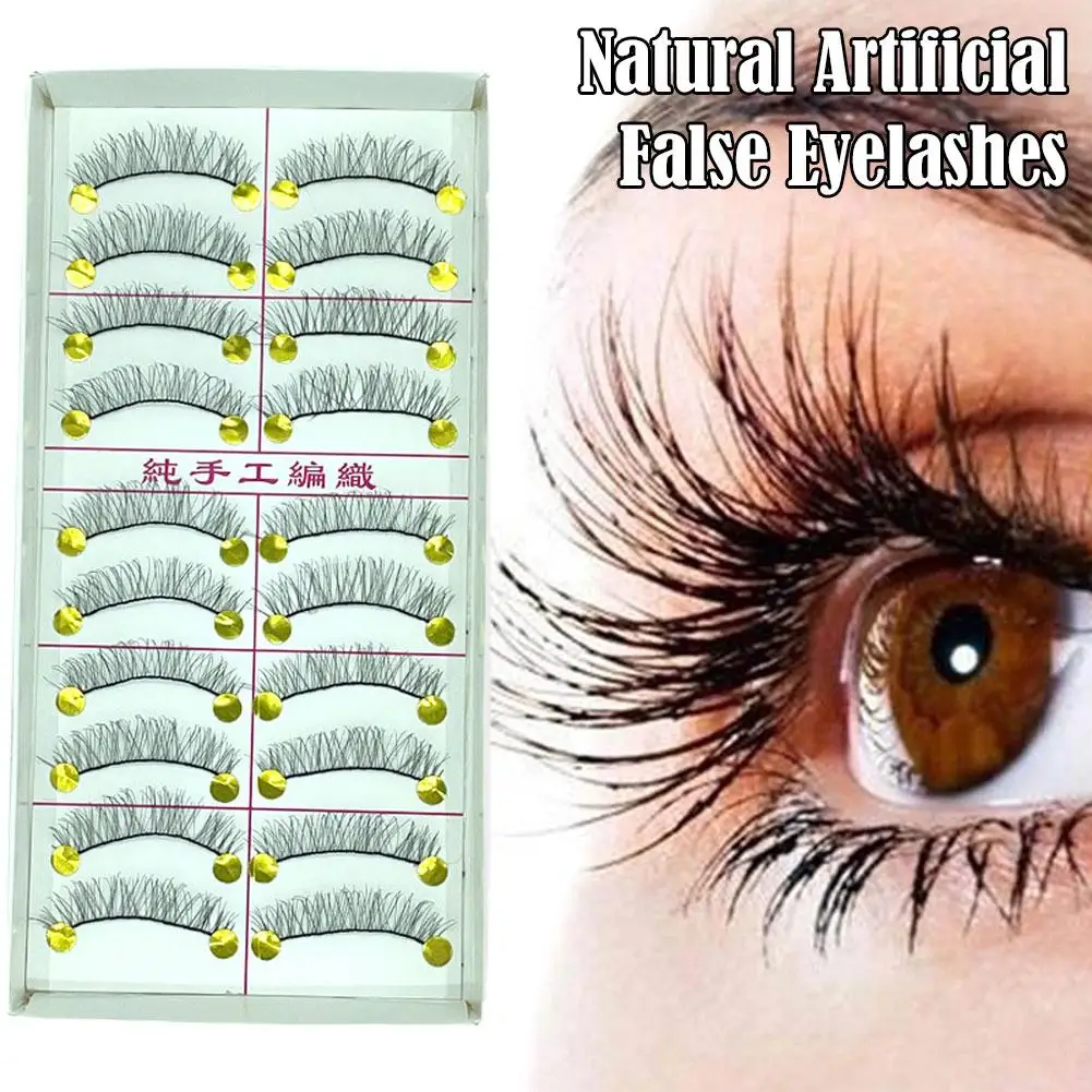 Hand Eyelash 3D Natural Mink False Eyelashes Makeup Faux Lashes Fake Make Cilios Wholesale Up Eye Tools Beauty W8A4