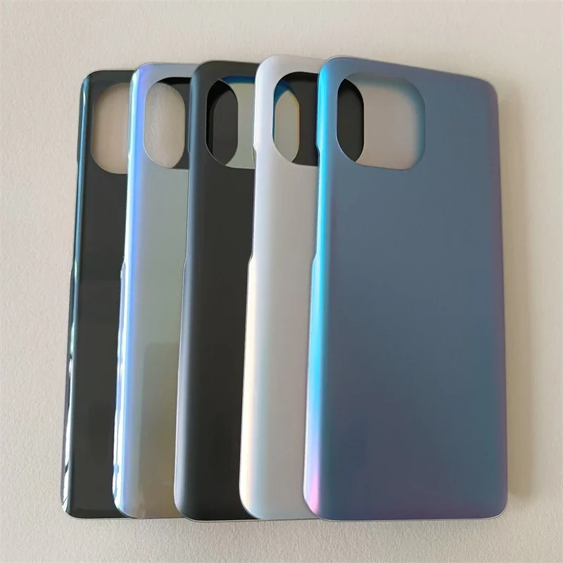 Back 3D Glass Battery Cover Rear Door Housing Case Replacement for Xiaomi Mi11 Mi 11 Battery Cover