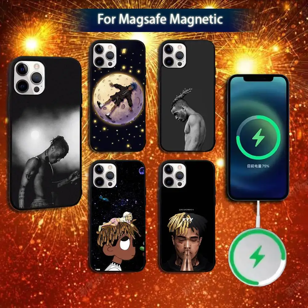 

Rapper X-XXXTentacionS Phone Case For iPhone 16e,16,15,14,13,12,11,Plus,Pro,Max,Mini Magsafe Magnetic Wireless Charging